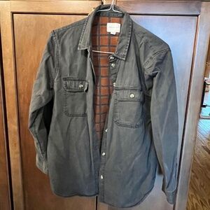 Aerie fleece lined denim shacket